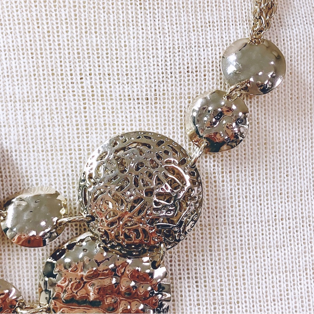 KENDRA SCOTT Vintage Boho Bold Artisan Lena Bib Statement Necklace Retired - Picture 4 of 9
